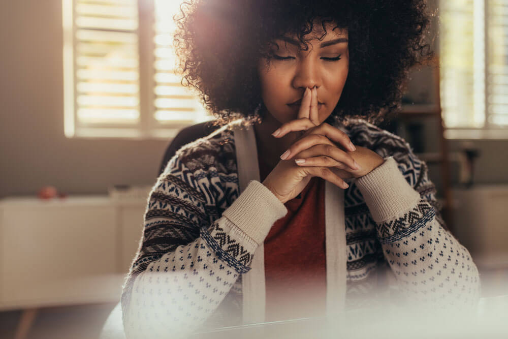 black women praying